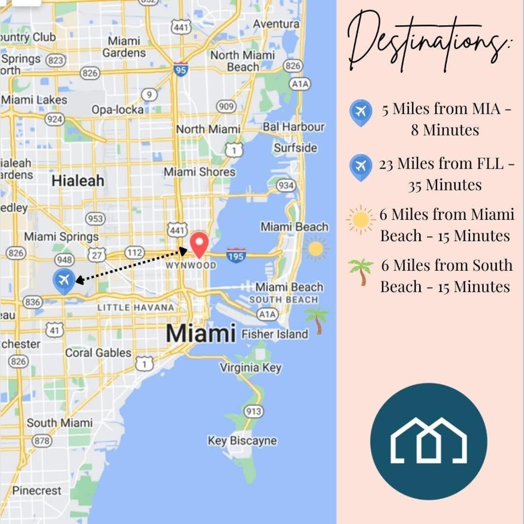 Urban Retreat - Location Pool Gym & Parking Apartamento Miami